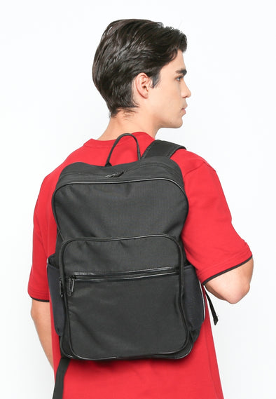 Men'S Black Backpack