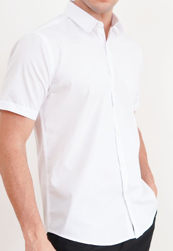 White Short Sleeve Shirt