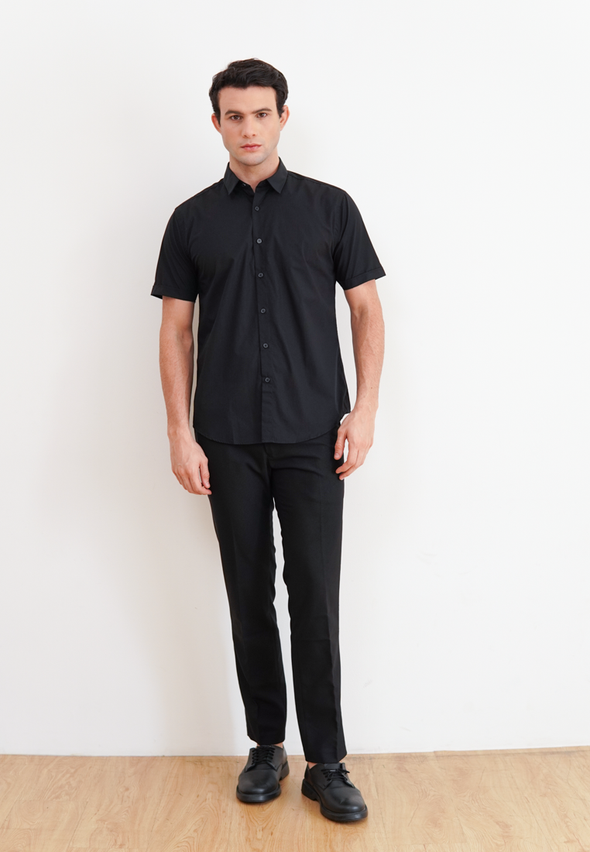 Black Short Sleeve Shirt