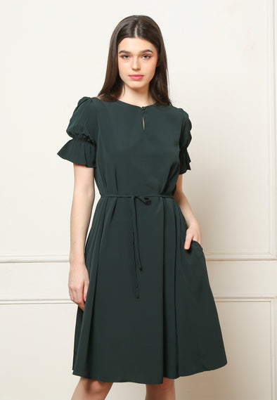 Women's Green Long Dress