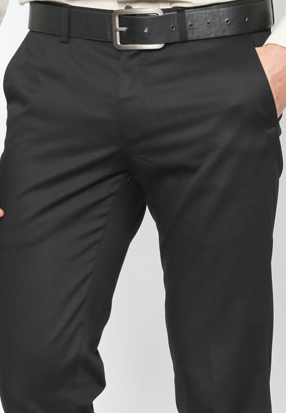 Black Best Buy Slim Fit Trousers Pants