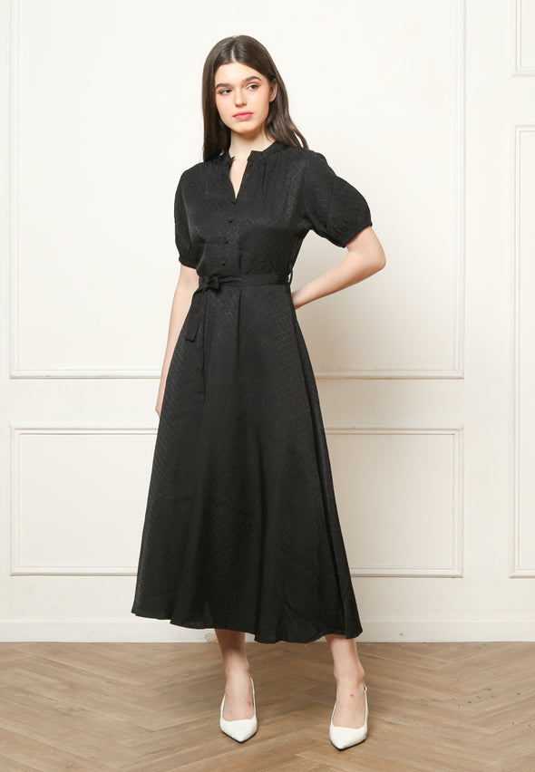 Women's Black Long Dress