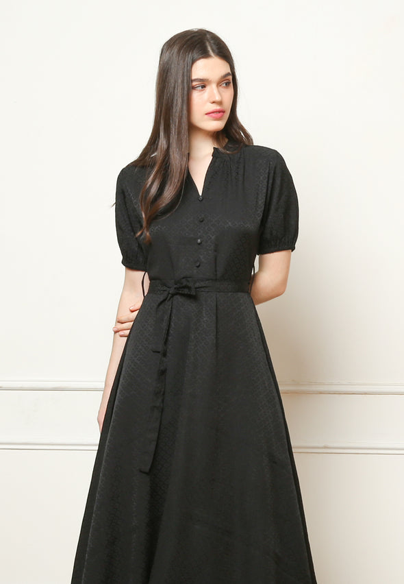 Women's Black Long Dress