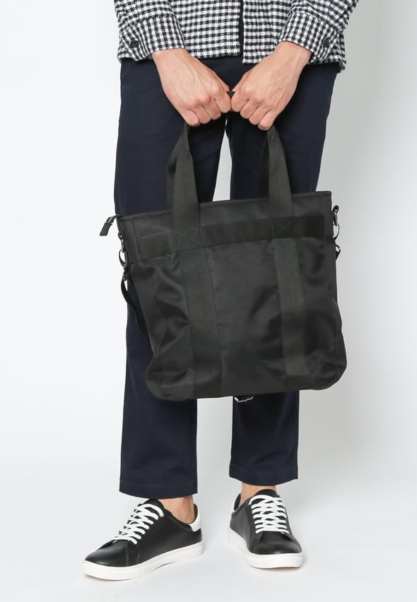 Black Men's 2-Way Multipurpose Bag