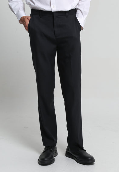 Grey Regular Fit Pants