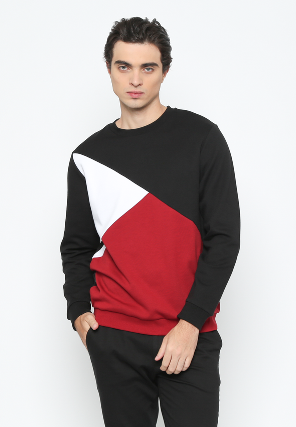 Men's 3 Color Combination Sweatershirt