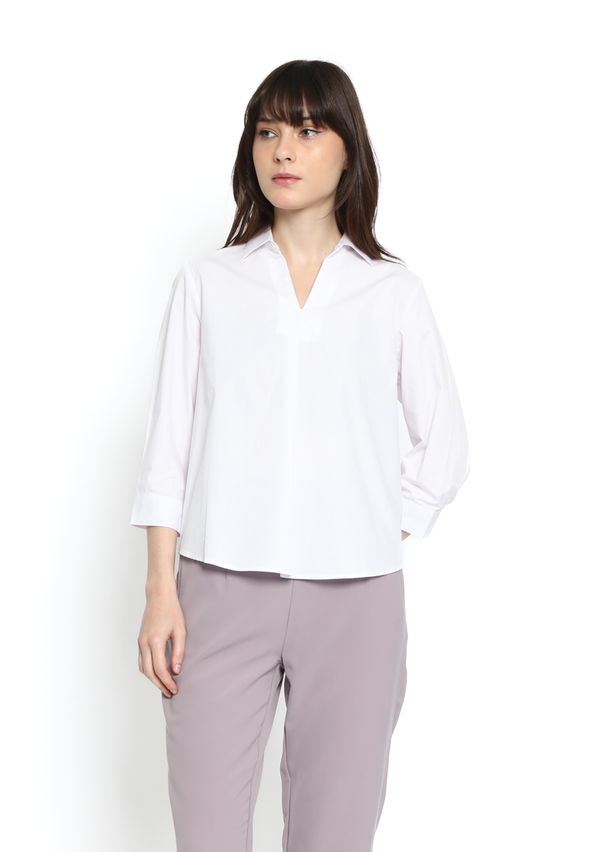 Off-White 3/4 Sleeve Women's Shirt