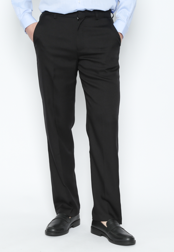 Men's Black Formal Trousers