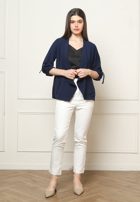 Women's Navy Casual Blazer