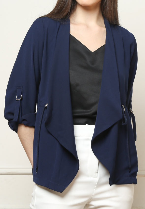 Women's Navy Casual Blazer