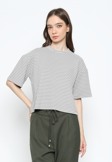 Women's Striped Oversize T-Shirt