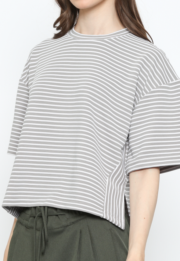 Women's Striped Oversize T-Shirt