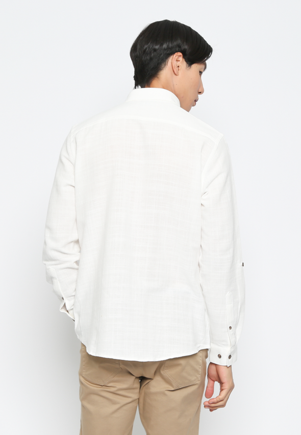 Broken White Men's Long Sleeve Shirt
