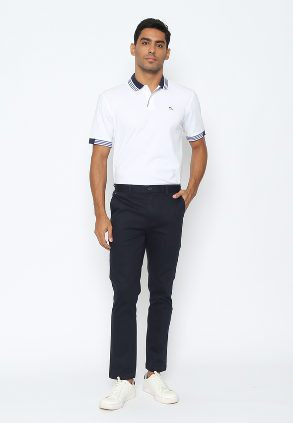 Men's Navy Twill Chinos