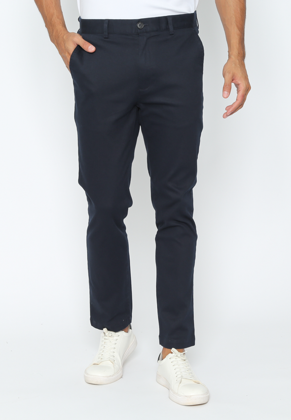 Men's Navy Twill Chinos