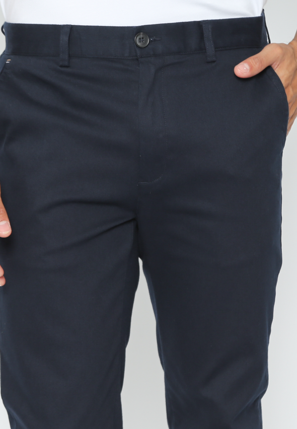 Men's Navy Twill Chinos