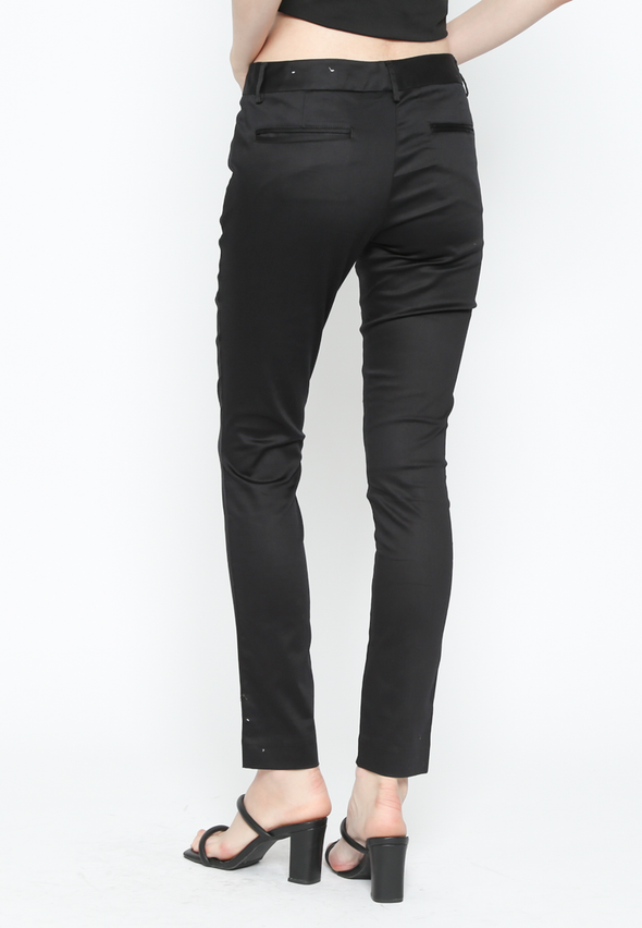 Women's Black Slim Fit Long Pants