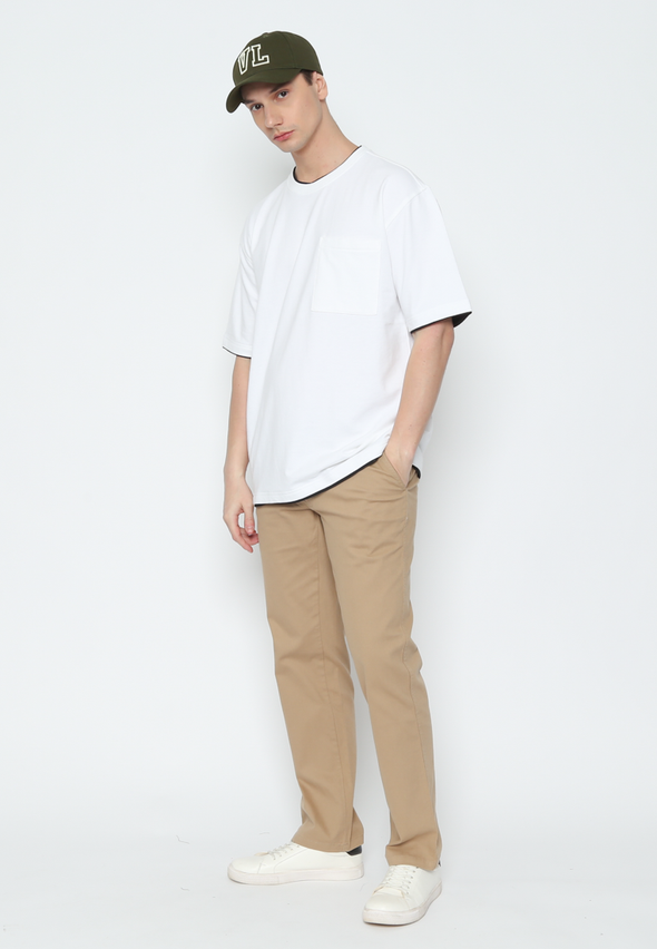 Pocket White Oversize Tshirt