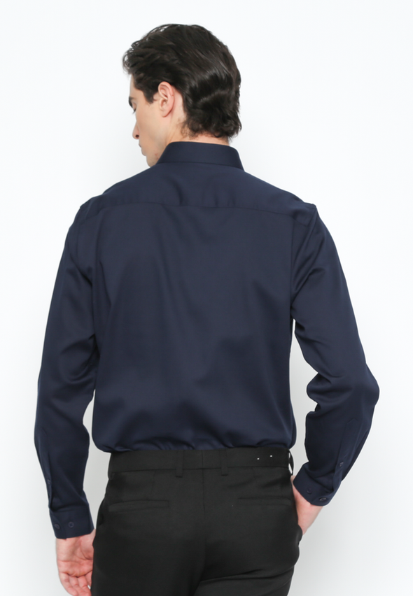 Men's Navy Long Sleeve Shirt