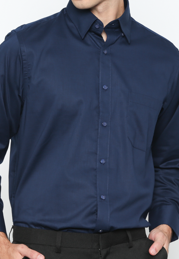 Navy Navy Regular Fit Long Sleeve Shirt