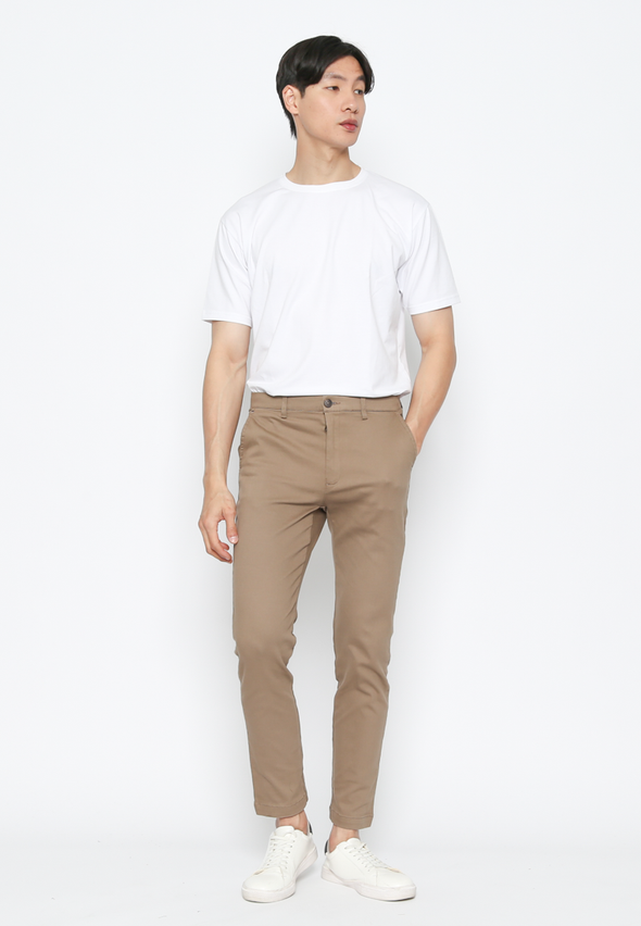 Men'S Slim Fit Twill Chinos