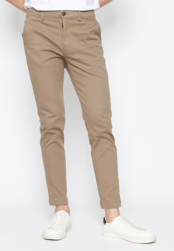 Men'S Slim Fit Twill Chinos