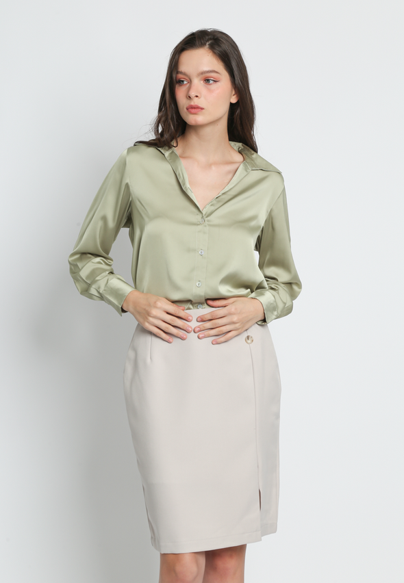 Flowy V-Neck Shirt
