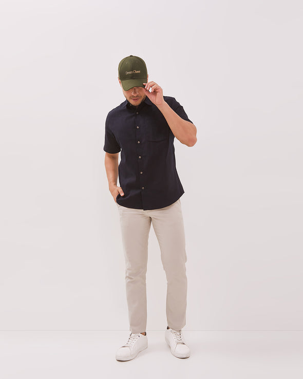 Men's Olive Green Embroidery Hat