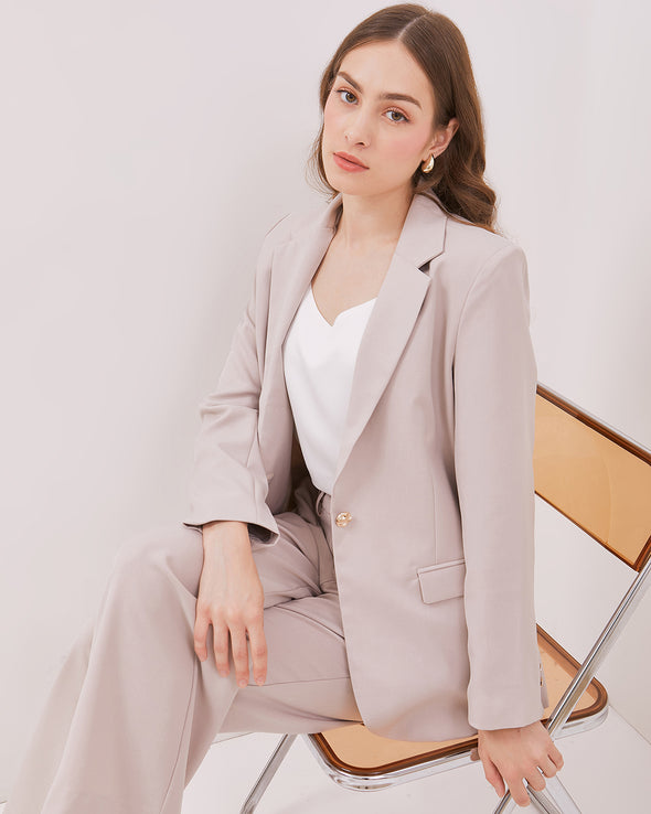 Women's Formal Cream Blazer