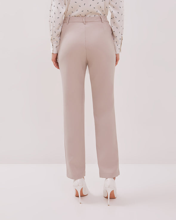 Women's Basic Cream Long Pants