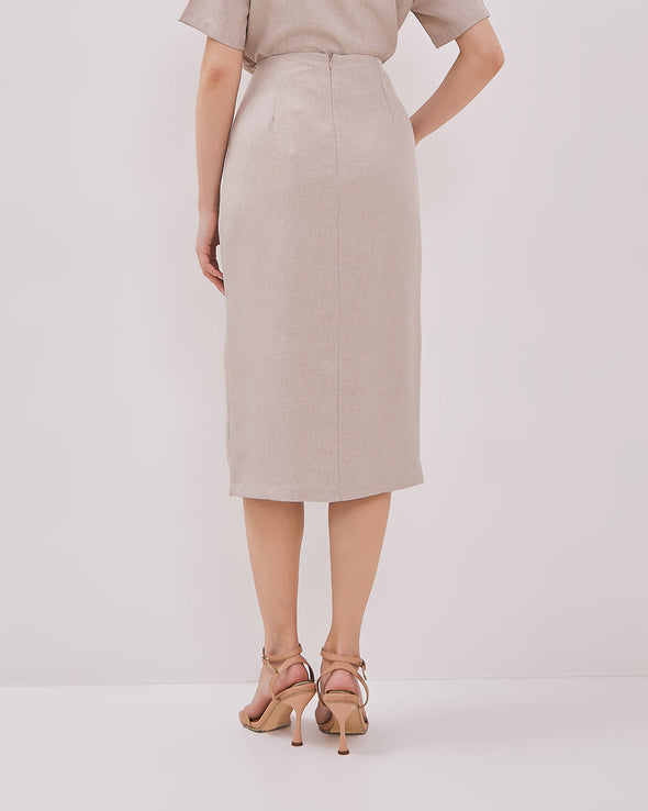 Women's Cream Short Skirt