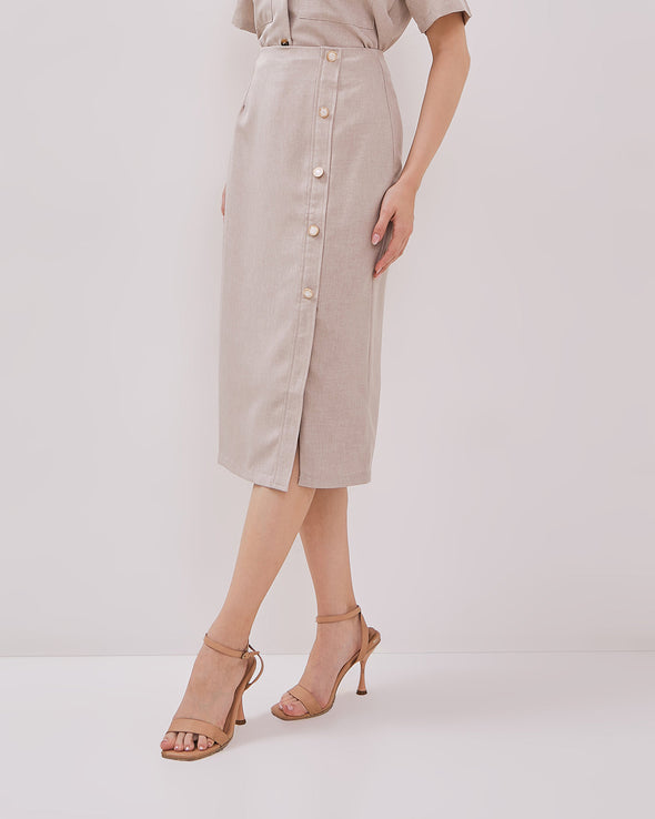 Women's Cream Short Skirt