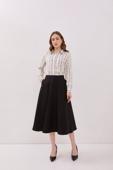 Women's Off-White Long Sleeve Shirt