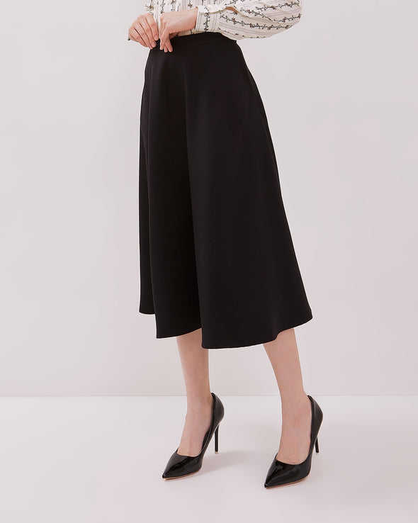 Women's Black A-Line Skirt
