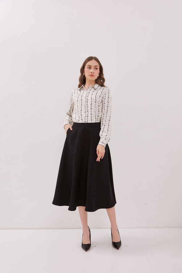 Women's Off-White Long Sleeve Shirt