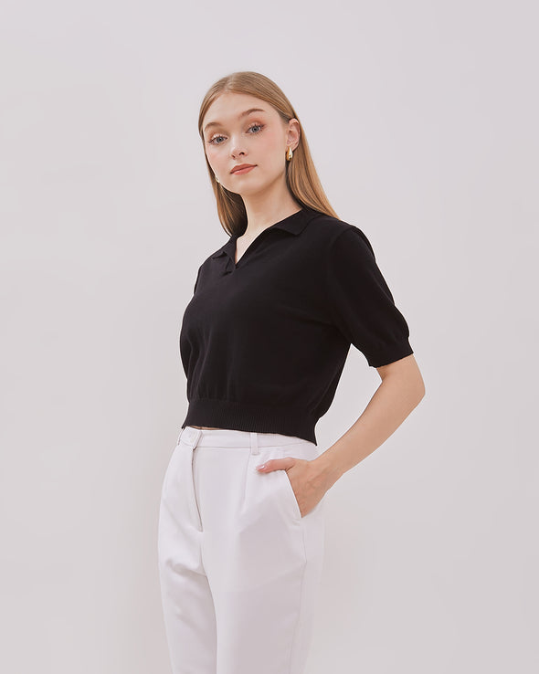 Women's Black Short Sleeve T-Shirt