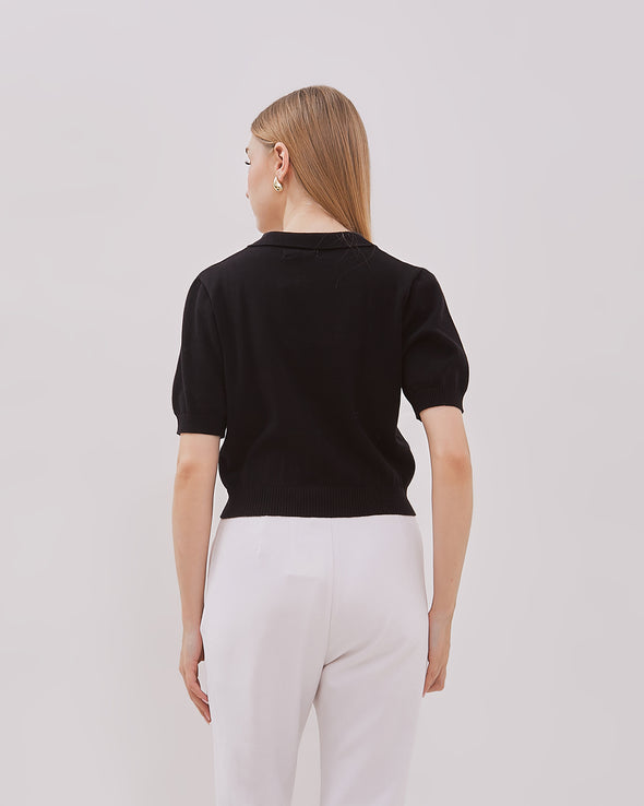Women's Black Short Sleeve T-Shirt