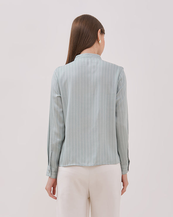 Women's Green Long Sleeved Shirt
