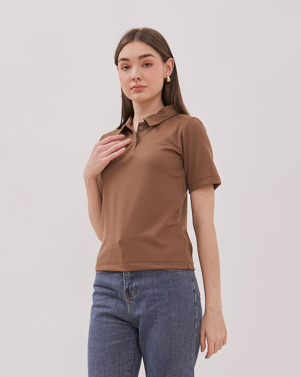 Women's Brown Poloshirts