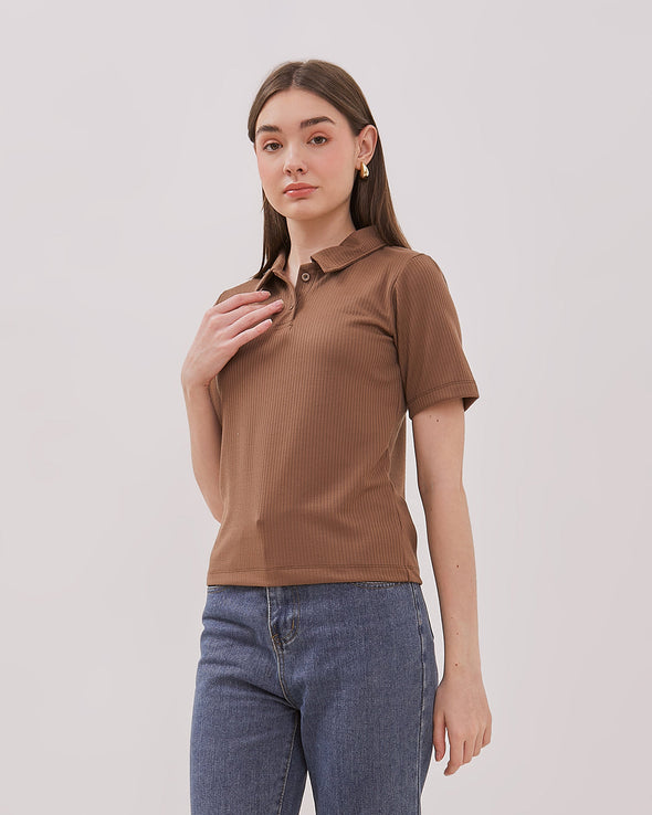 Women's Brown Poloshirts