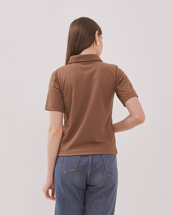 Women's Brown Poloshirts