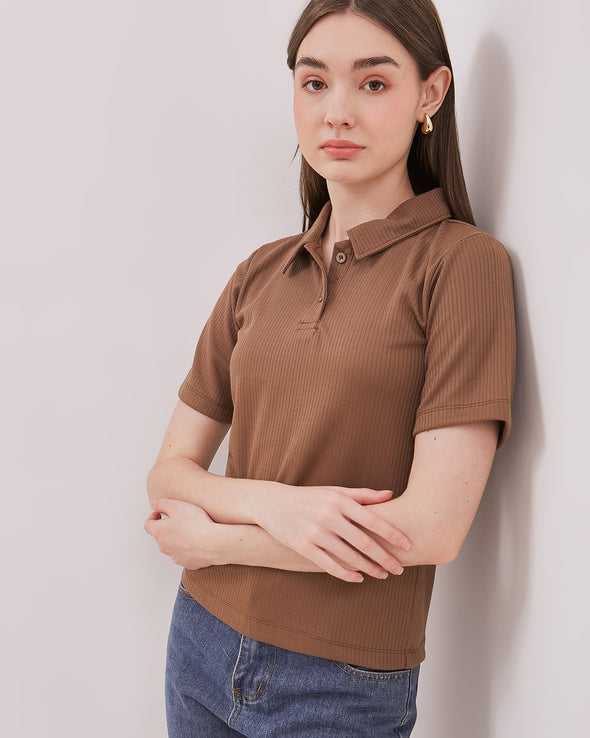 Women's Brown Poloshirts