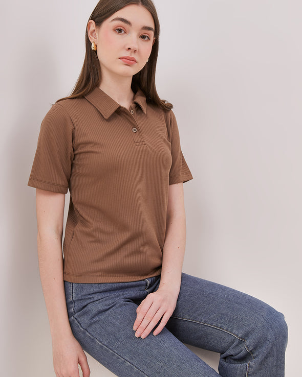 Women's Brown Poloshirts