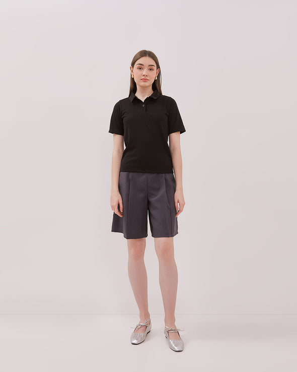 Women's Black Poloshirts
