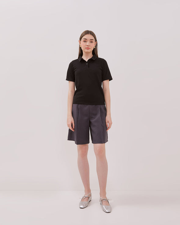 Women's Black Poloshirts