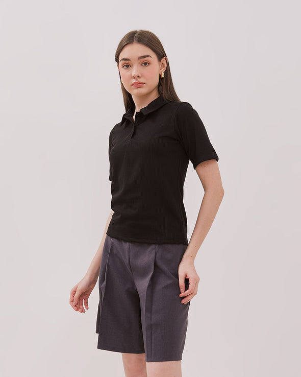 Women's Black Poloshirts