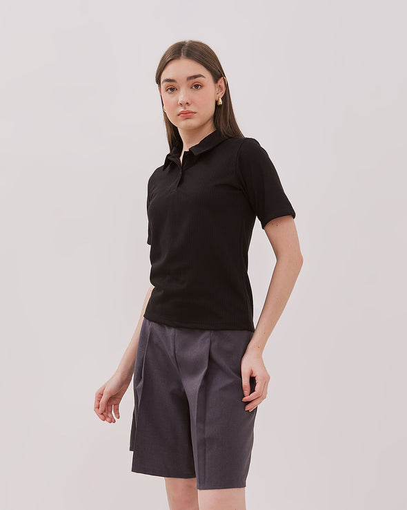 Women's Black Poloshirts