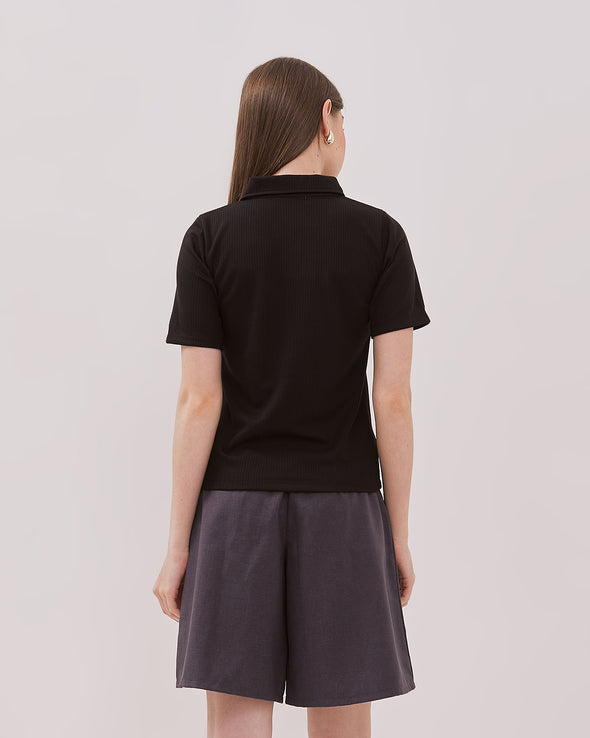 Women's Black Poloshirts