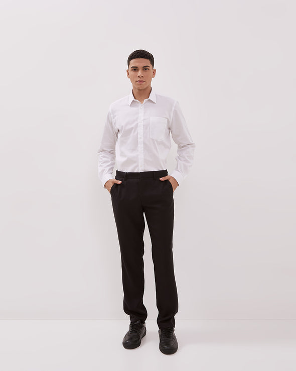 Men's Black Formal Trousers