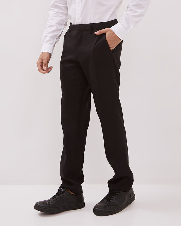 Men's Black Formal Trousers